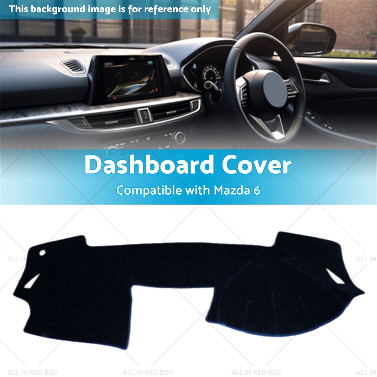 Car Dashboard Cover Dashmat Dash Mat Suitable For Mazda 6 M6 Ruyi 2006-2012