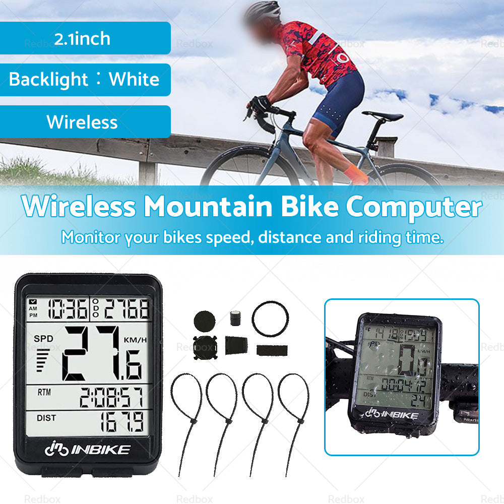 Wireless Mountain Bike Computer Bicycle Speedometer Cycle Odometer Waterproof