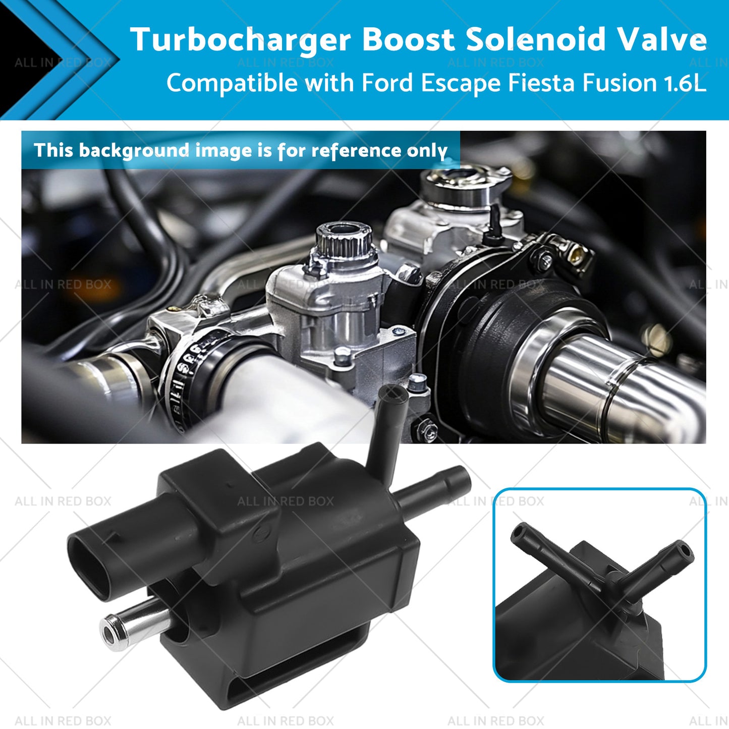 Turbocharger Boost Solenoid Valve Suitable for Ford Escape Fiesta Fusion 1. 6L