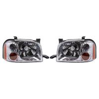 LeftRight Pair Light Front Lamp Head Lights Suitablefor Nissan Navara D22 01-15