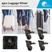 4PCS W073 360¡ã Spare Swivel Suitcase Repairment Wheel Replacement Luggage Wheel