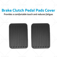 2x Brake Clutch Pedal Pads Cover Suitbale For Hyundai Accent Elantra Excel