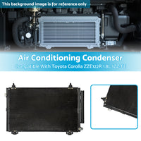 {{ Air Con Condenser Suitable for Toyota Corolla ZZE122R 1.8L 1ZZ-FE 2001-2007 Air Conditioning Condenser Suitable for Toyota Corolla ZZE122R 1.8L 1ZZ-FE 01-07 }} - Buy Car Parts Online at {{ Kaka Auto Parts }}.