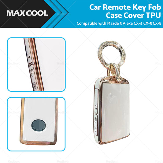 Car Remote Key Fob Case Cover TPU Suitable For Mazda 3 Alexa CX-4 CX-5 CX-8