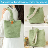 8PCS PU Leather Shaper Base Pad DIY Crochet Bag Bottom Oval Knitting Accessories