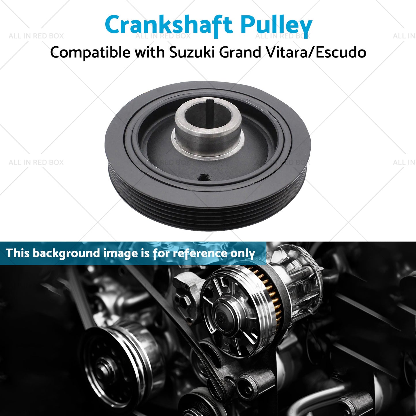 Crankshaft Pulley Suitable for Suzuki Grand Vitara 2. 0 Petrol 12610-77E12