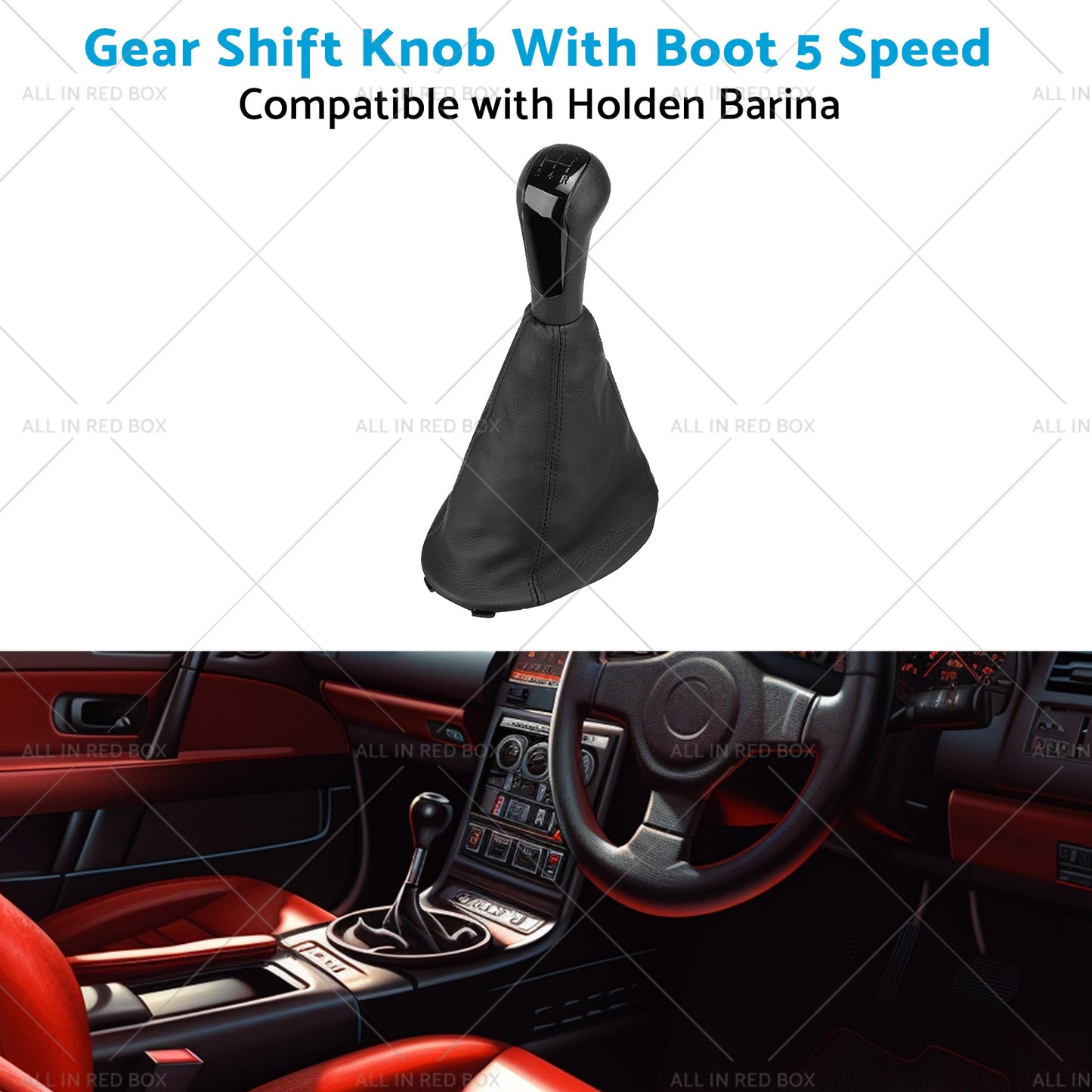 Boot 5 Speed Gear With Shift Knob Suitable for Holden Barina Spark  M300  11-15