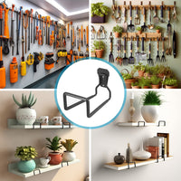 Wall Mount Metal Hose Holder Organizer Hook Hanger for Water Hose Garage Hose