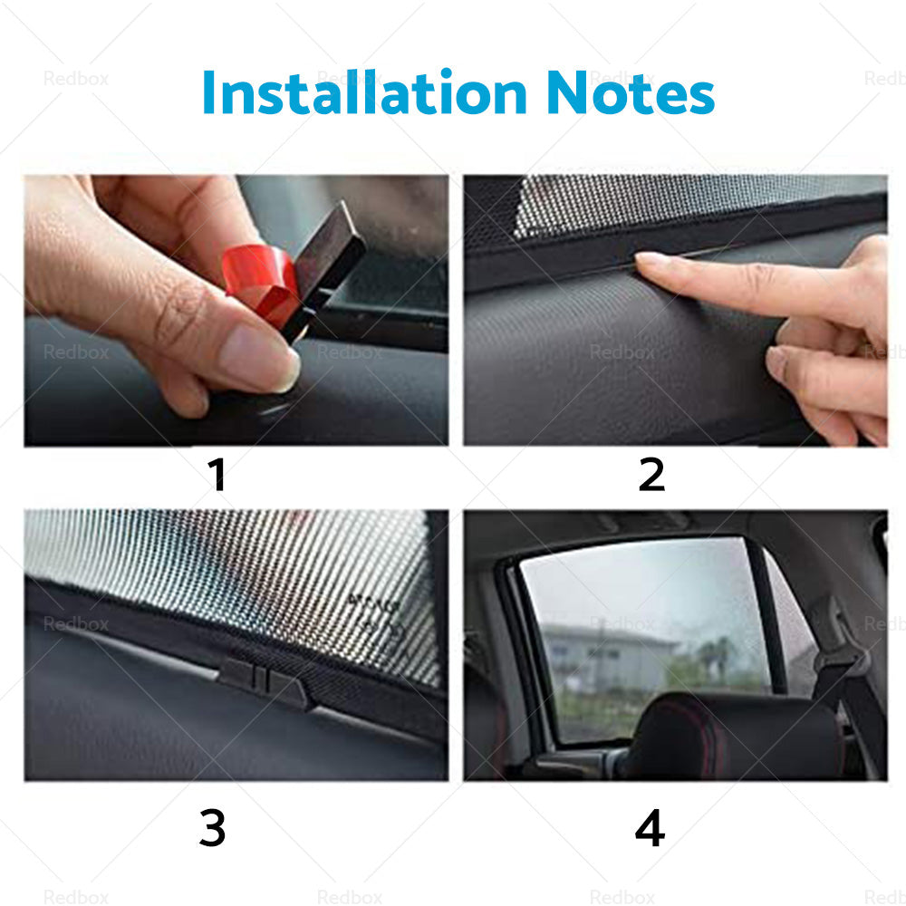 6x Foldable  Window Mesh Sun Shade Suitable For Ford Everest UA 2015-2022