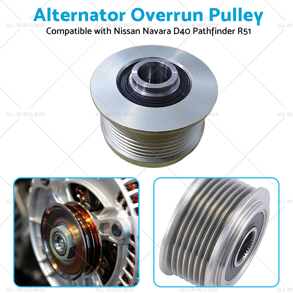 Alternator Overrunning Pulley Suitable For Nissan Navara D40 Pathfinder R51 2. 5L