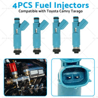 4PCS Fuel Injectors Suitable for Toyota Camry Tarago Avensis Verso 2AZ-FE 00-11