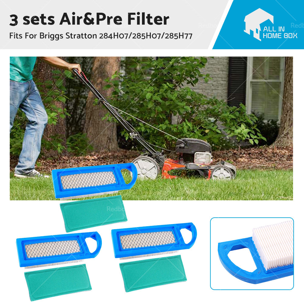 3x Air Pre Filter for 14-19. 5HP Briggs I or C and Intek Motors 698083 697634 697014