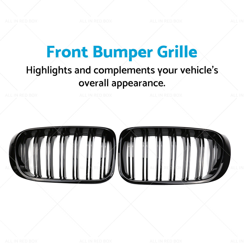 Front Bumper Kidney Grille Grill Suitable For BMW X3 X4 F25 F26 2014-2017