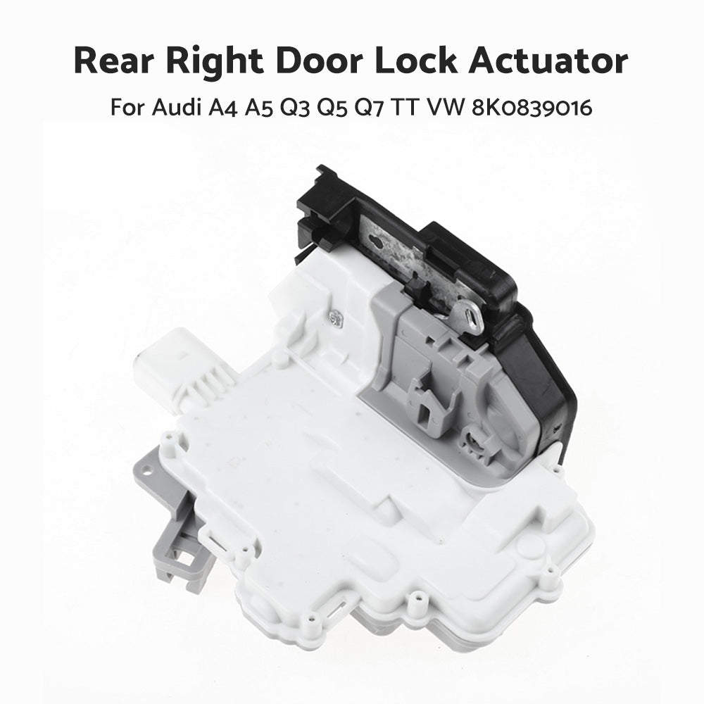 Rear Right Door Lock Mechanism Actuator Fit Audi A4 A5 Q3 Q5 Q7 TT VW 8K0839016