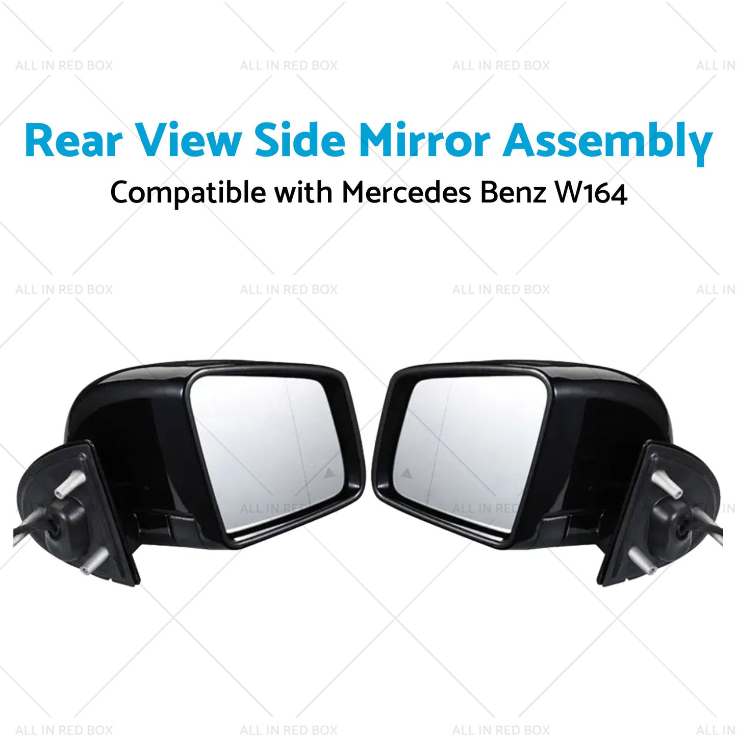 View Side Mirror Assembly Rear Suitable for 05-11 Mercedes Benz W164 X164 ML GL