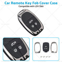 Zinc Alloy Remote Key Fob Case Cover Shell Suitable For LDV D90 3buttons Key Fob