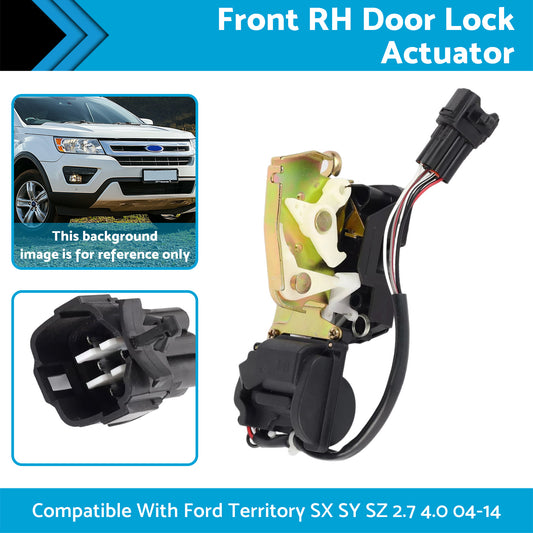 Door Lock Actuator Front Right Suitable For Ford Territory SX SY SZ 4.0L 2004-14
