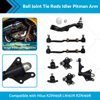 Ball Joint Tie Rods Idler Pitman Arm Suitable for Hilux LN167R RZN169R KZN165R