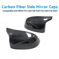 Carbon Fiber Side Mirror Caps Suitable for BMW X5M F96 X6M F97 X3M F98 X4M F95
