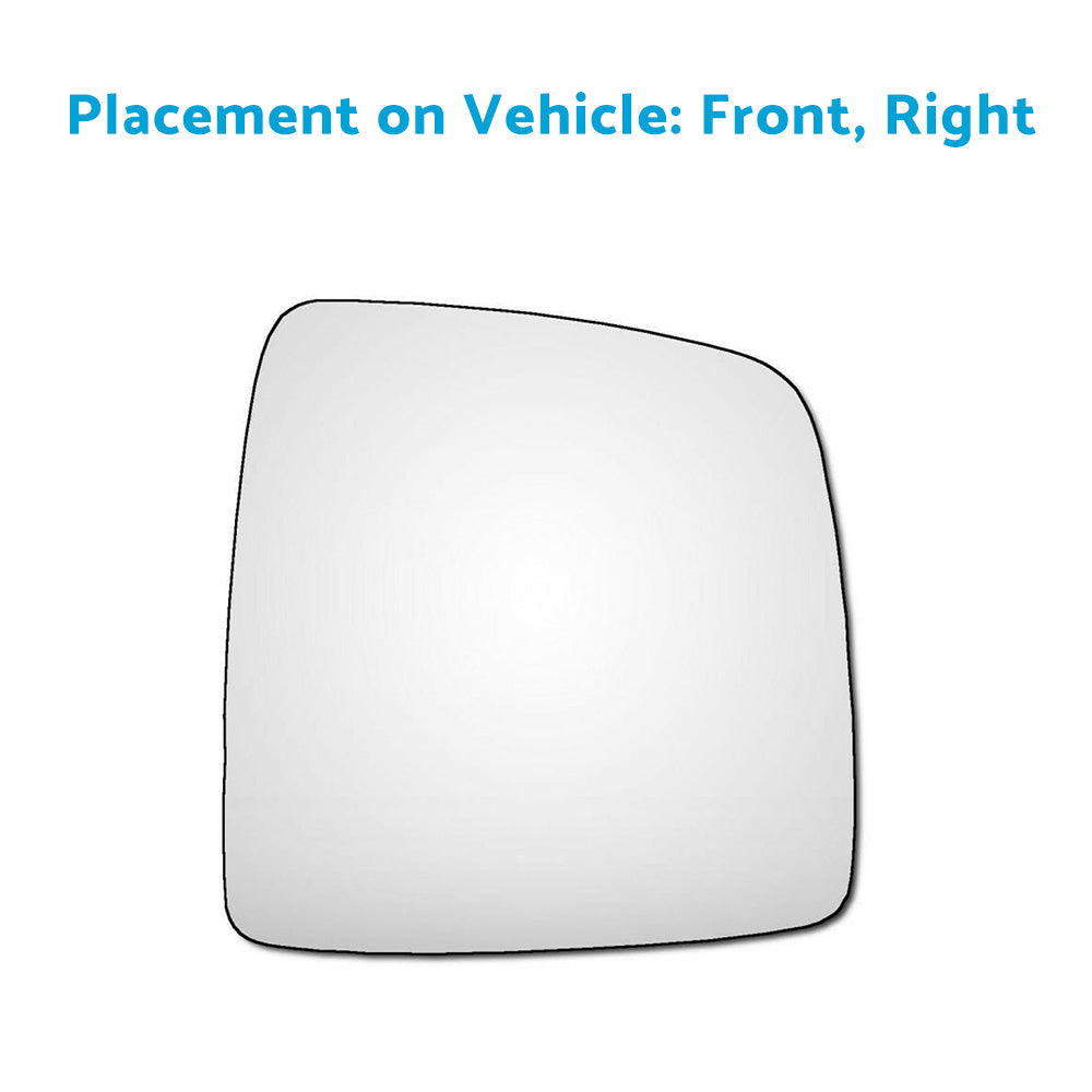 Front Right Driver Side Mirror Glass Fits For Hyundai iMax iLoad TQ 2008-Onward