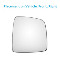 Front Right Driver Side Mirror Glass Fits For Hyundai iMax iLoad TQ 2008-Onward