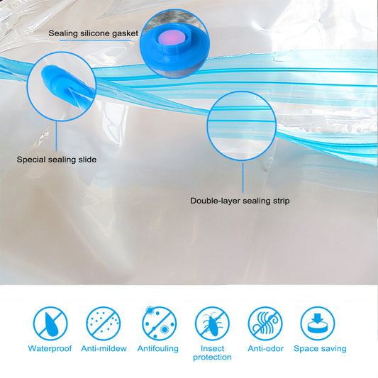 Vacuum Storage Bags Suitable For Clothes Quilts Pillows Cushions Storage