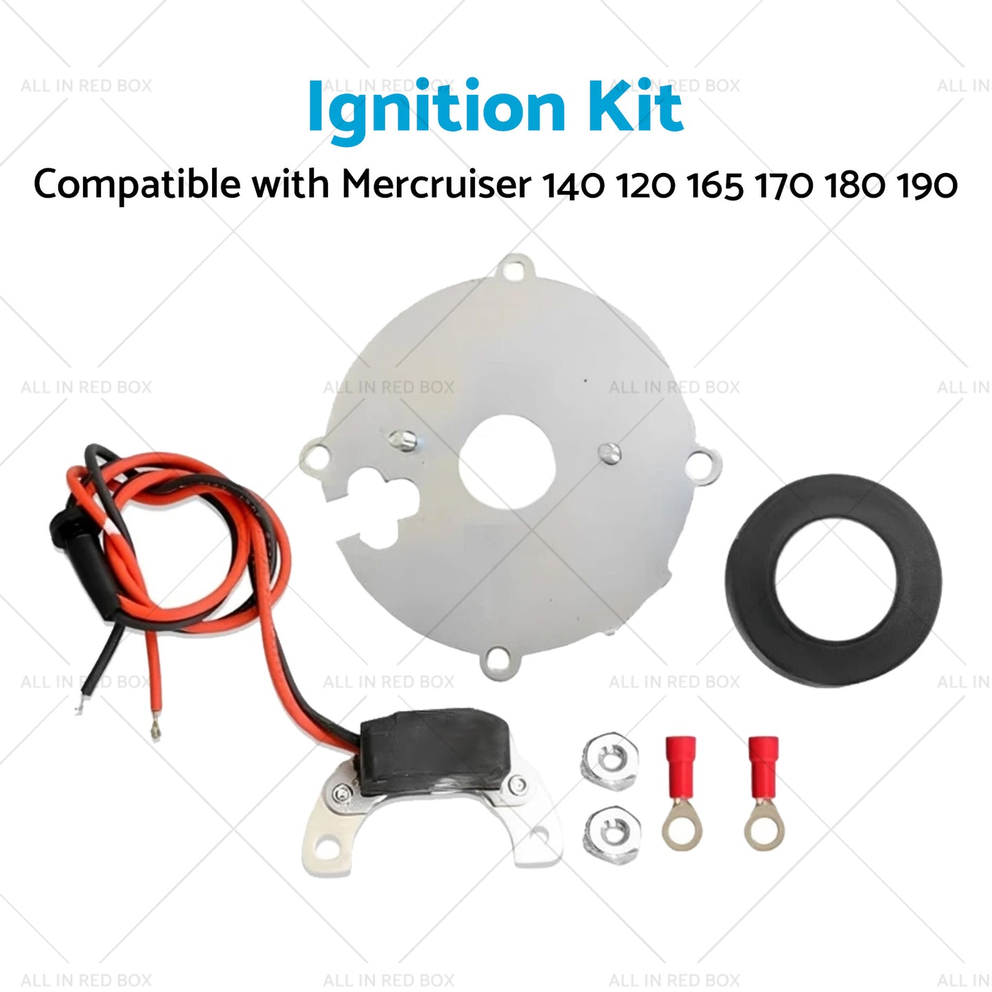 Ignitor Ignition Kit 4Cyl Distributor 1146A Suitable for Mercruiser 140 120 OMC