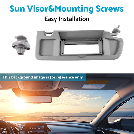 Right Driver Side Sun Visor&Mounting Screws Suitable for Honda Civic FD 06~12