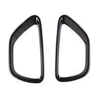 2x Front Fog Light Fog Lamp Frame Covers Suitable for 14-16 Jeep Grand Cherokee