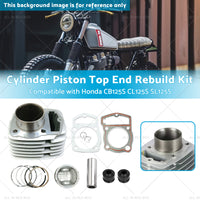 CL125S SL125S Cylinder Piston Top End Rebuild Kit Suitablefor Honda CB125S 71-85