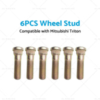 Wheel Stud 6 PCS Suitable For Mitsubishi Triton MH MJ MK ML MN MQ MR