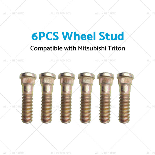 Wheel Stud 6 PCS Suitable For Mitsubishi Triton MH MJ MK ML MN MQ MR