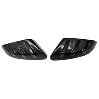 2x Carbon Fiber Side Mirror Cover Caps Suitable for 16-21 Honda Civic