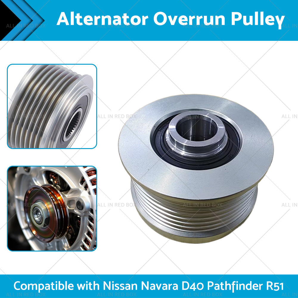 Alternator Overrunning Pulley Suitable For Nissan Navara D40 Pathfinder R51 2. 5L