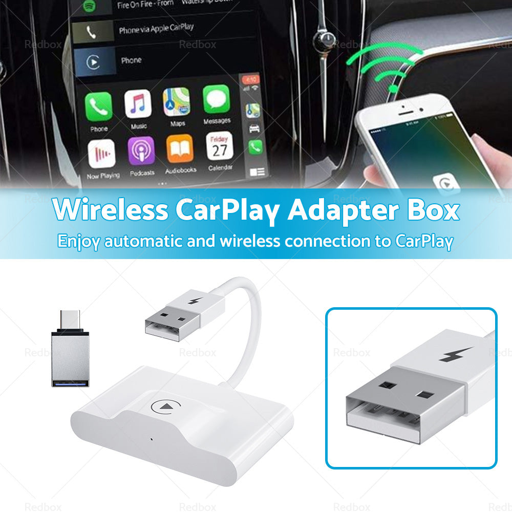 Wireless CarPlay Adapter for iPhone Apple CarPlay Dongle for OEM Wired CarPlay