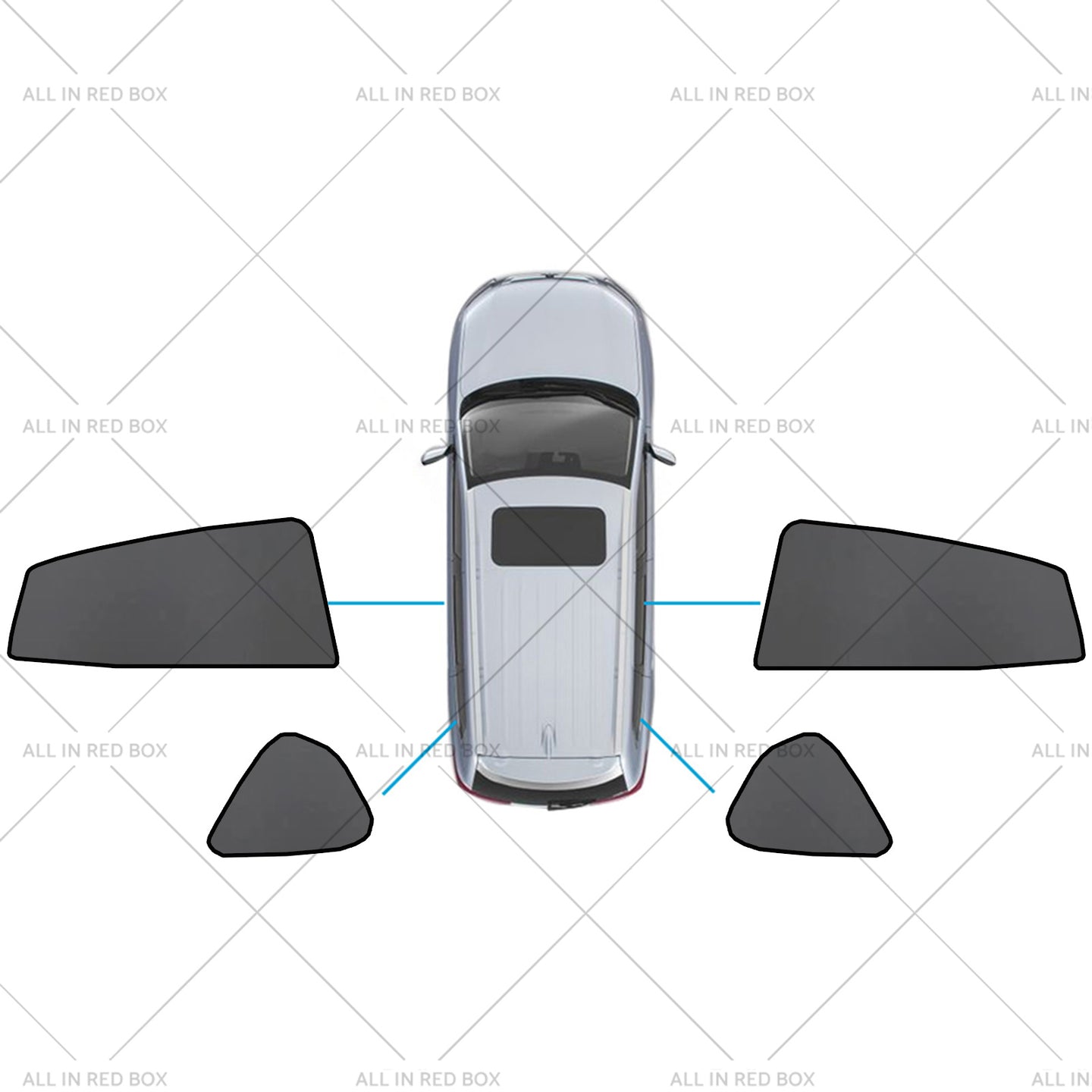 {{ Magnetic Car Window Sun Shades Suitable for Subaru XV/Impreza 2017-2023 }} - Buy Car Parts Online at {{ Kaka Auto Parts }}.