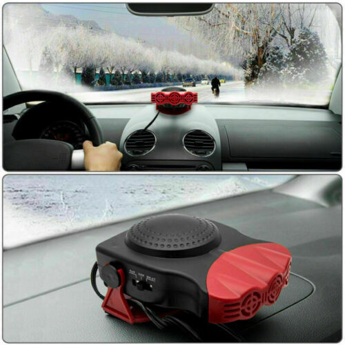 Portable Car Truck Vehicle Ceramic Heating Heater Fan Defroster Demister DC 12V