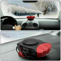 Portable Car Truck Vehicle Ceramic Heating Heater Fan Defroster Demister DC 12V