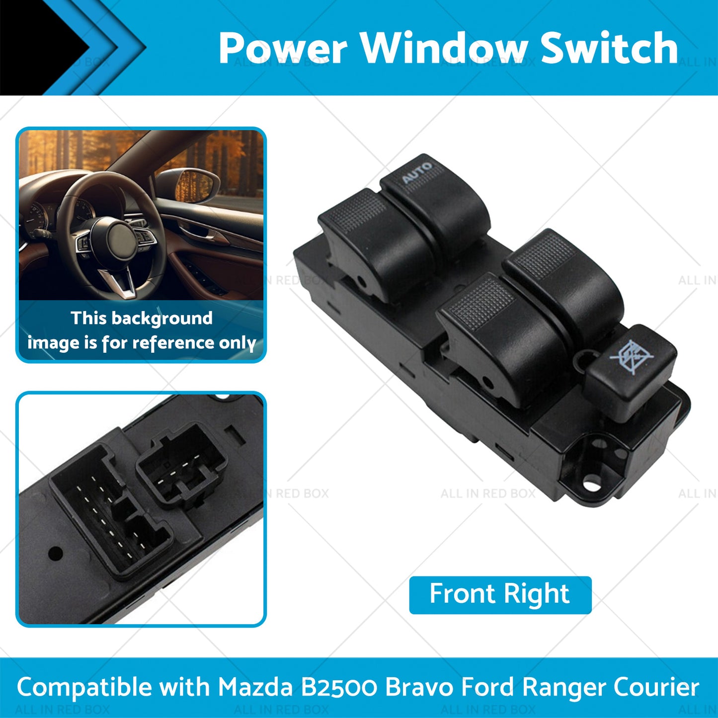 Power Window Switch Control Suitable For Mazda B2500 Bravo Ford Ranger Courier