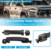 2x Black Exterior Door Handle 69210-0C010 Suitable for Toyota FJ CRUISER AU