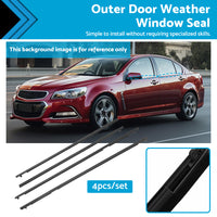 Suitable For Holden Commodore VE VF Sedan V6 V8 Outer Door Weather Window Seal