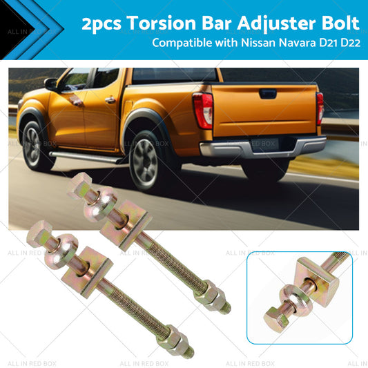 2PCS Torsion Bar Adjuster Bolt Suitable For Nissan Navara D21 D22 4WD RWD PLD