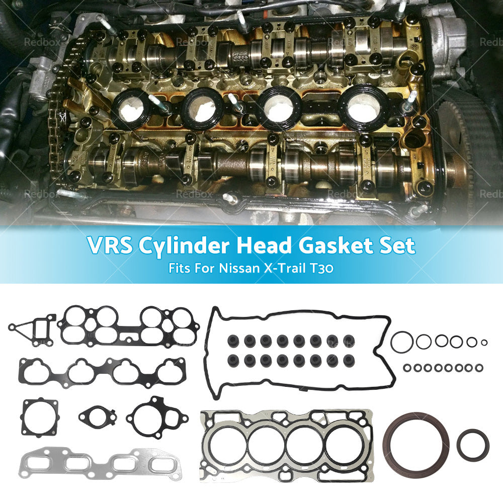 VRS Cylinder Head Gasket Set Fits For Nissan X-Trail T30 QR25DE 2. 5L 01-07