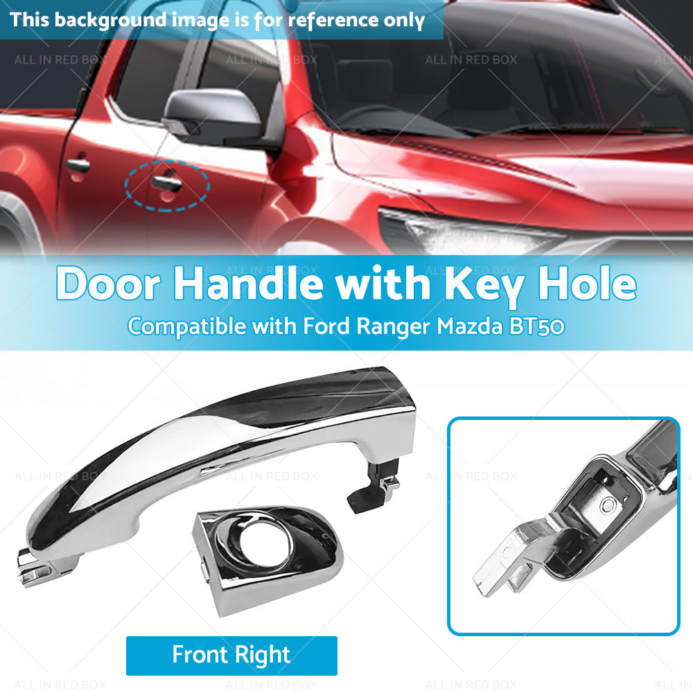 Front Right Door Handle Chrome Suitable for Ford Mazda Ranger BT-50 2012-2018