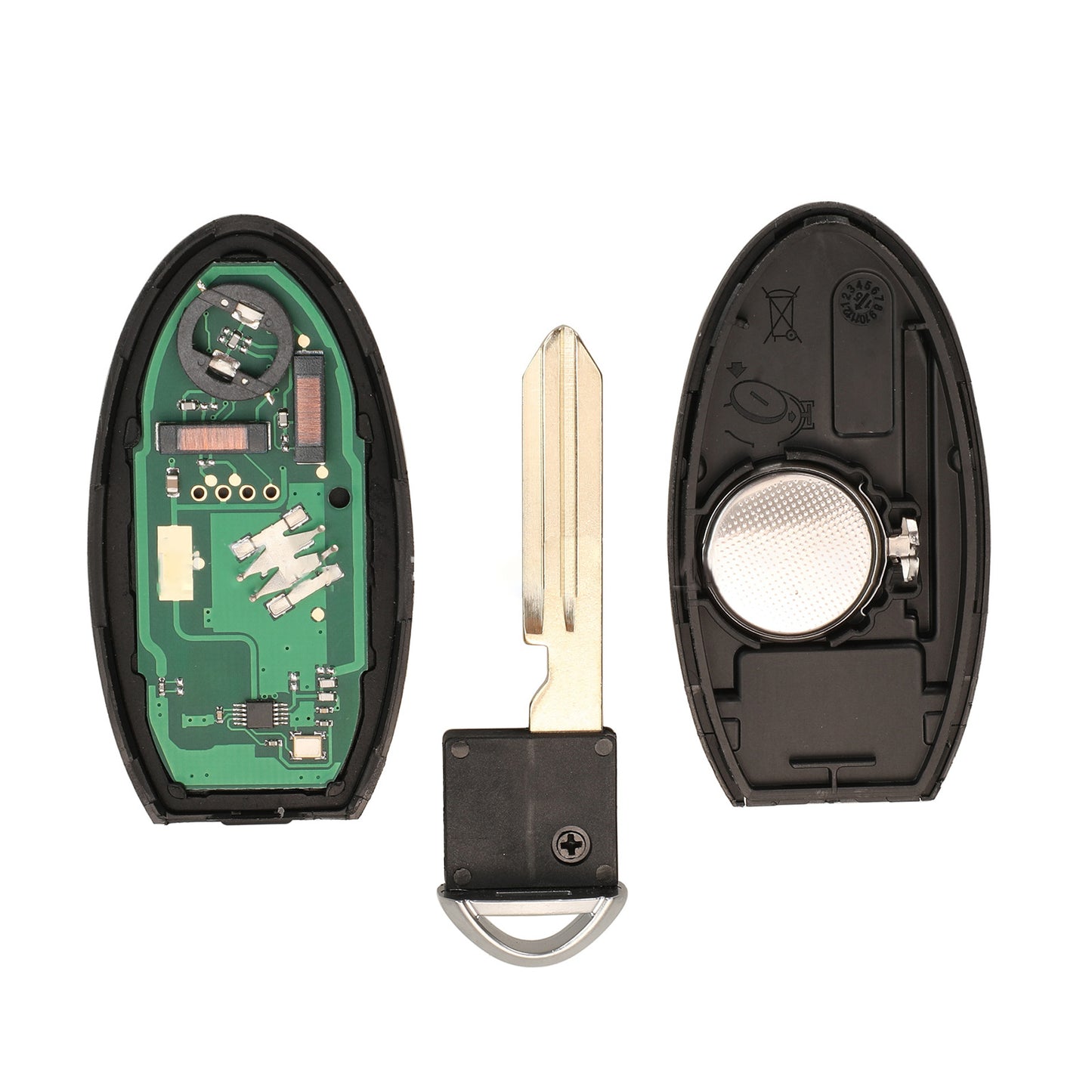 2x 433MHz 2 Buttons Chip Smart Remote Key Fob Suitable For Nissan Navara Cube
