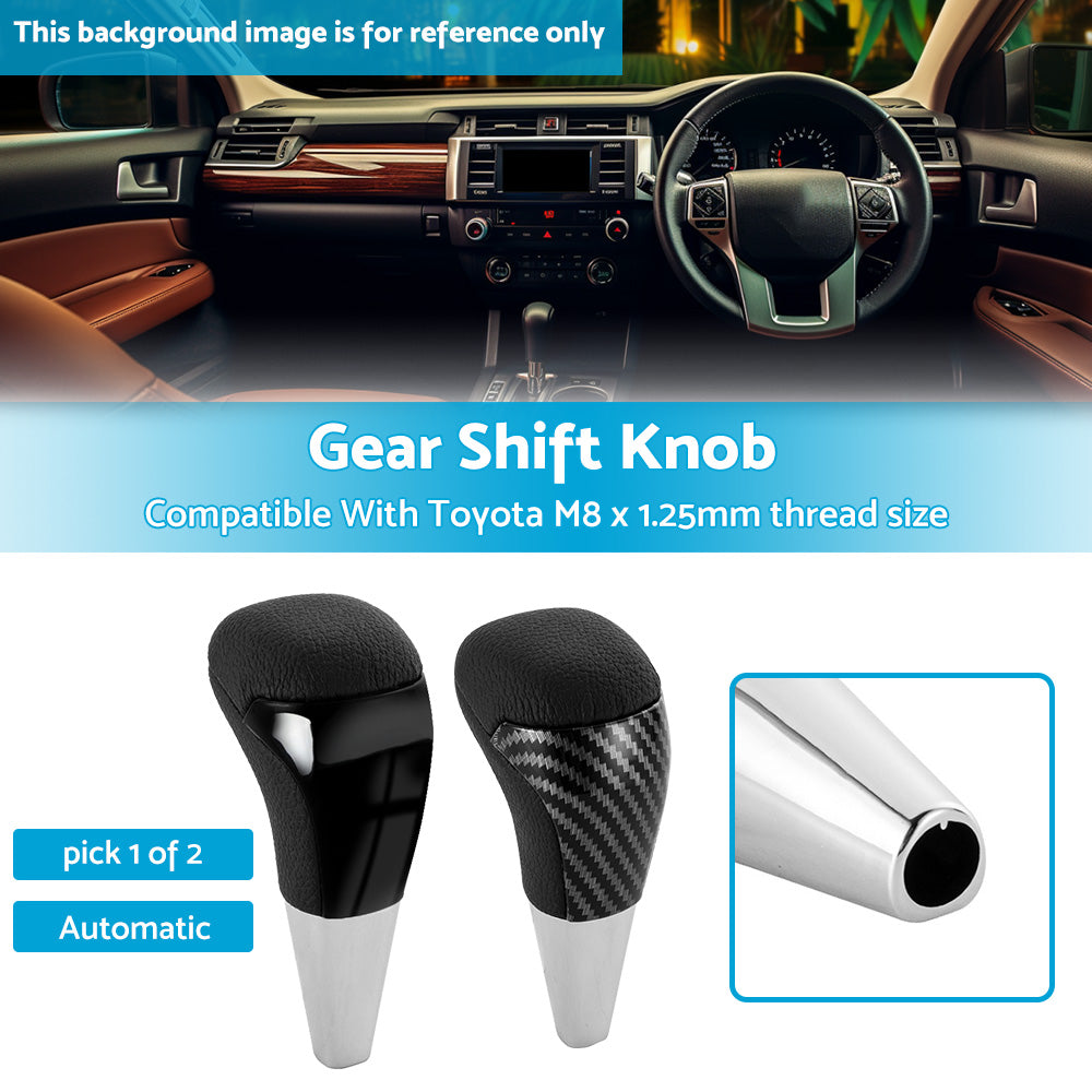 Automatic Car Gear Stick Shift Knob Suitable For Toyota M8 x 1. 25mm thread size