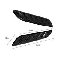 Gloss Black Bonnet Vents Suitable For Holden Commodore VF S SS  SSV  SV6 Redline