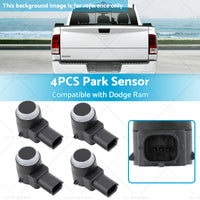 4x Park Sensor Suitablefor 09-18 Dodge Ram Chrysler 300 Dodge Journey 1EW63TZZAA