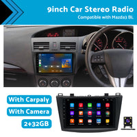 32GB Android Apple Carplay Stereo Radio 9inch Head Unit GPS Suitable For Mazda 3 BL