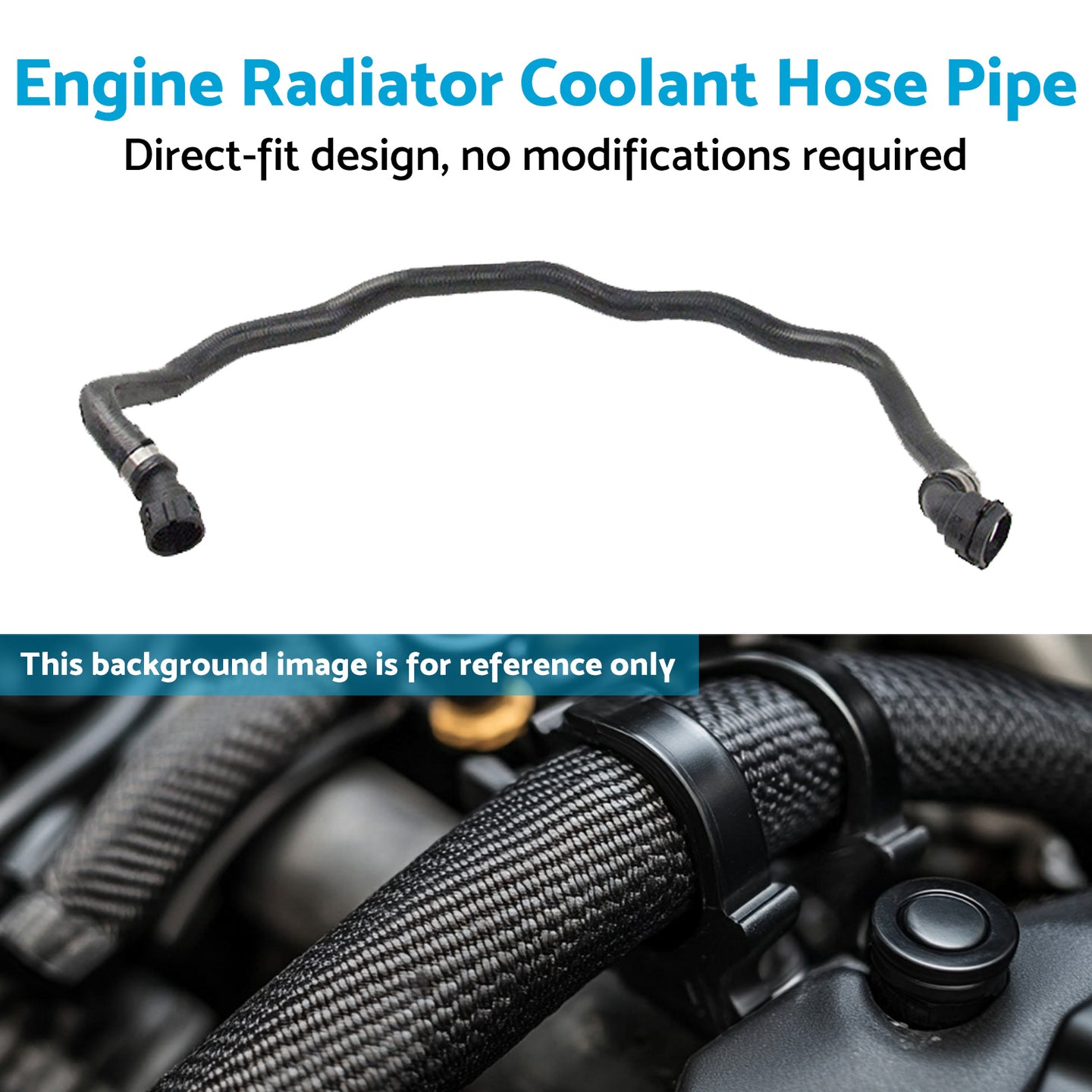 {{ Engine Radiator Coolant Hose Pipe Suitable For BMW 135i 3.0 L6 08-13 64216983858 }} - Buy Car Parts Online at {{ Kaka Auto Parts }}.